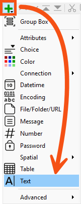 Adding a Text parameter